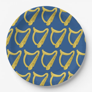 Irish Harp Pappteller
