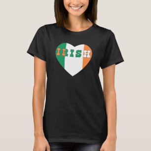 Irish Heart Ireland I Liebe Irleand St Patrick T-Shirt