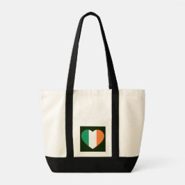 Irish Heartflag itcz Tragetasche