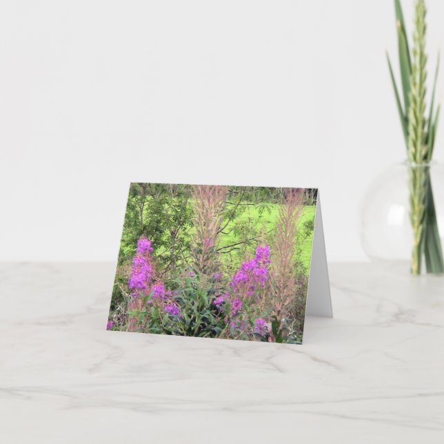 Irish Heather Note Card Karte (Vorderseite)