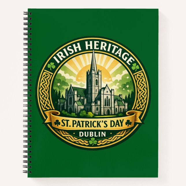 Irish Heritage - Dublin Notizbuch (Vorderseite)