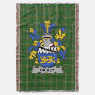 Irish Hickey oder O_Hickey Coat of Arms Family Cre Decke