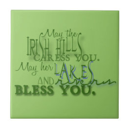 Irish Hills Blessing Fliese