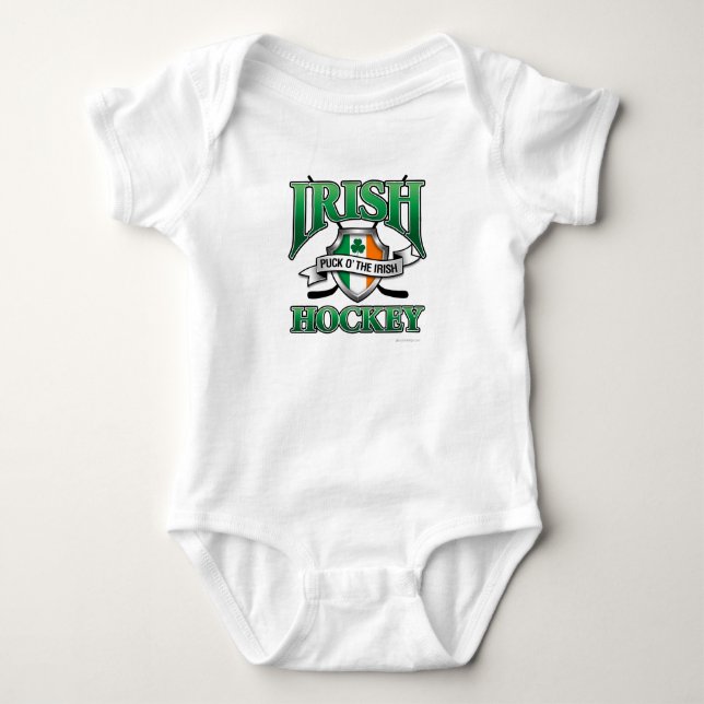 Irish Hockey Baby Strampler (Vorderseite)