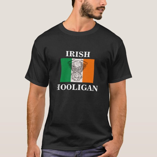 Irish Hooligan Bike T - Shirt (Vorderseite)