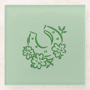 Irish Horseshoe Glasuntersetzer