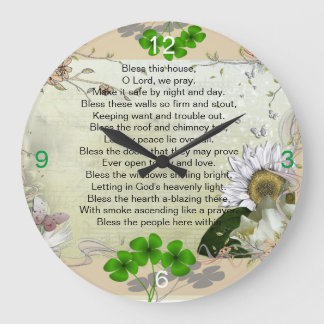Irish House Blessing horloge