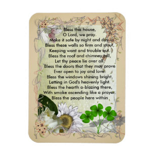 Irish House Blessing-Magnet Magnet