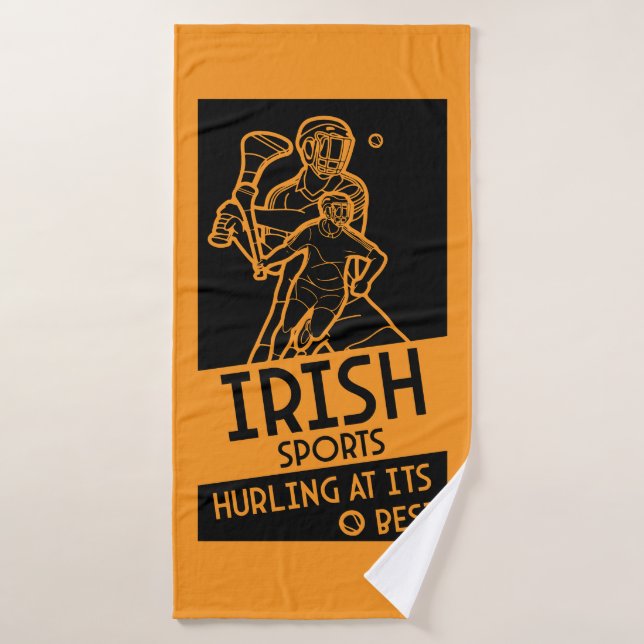 Irish Hurling Sport Badehandtuch (Badehandtuch)
