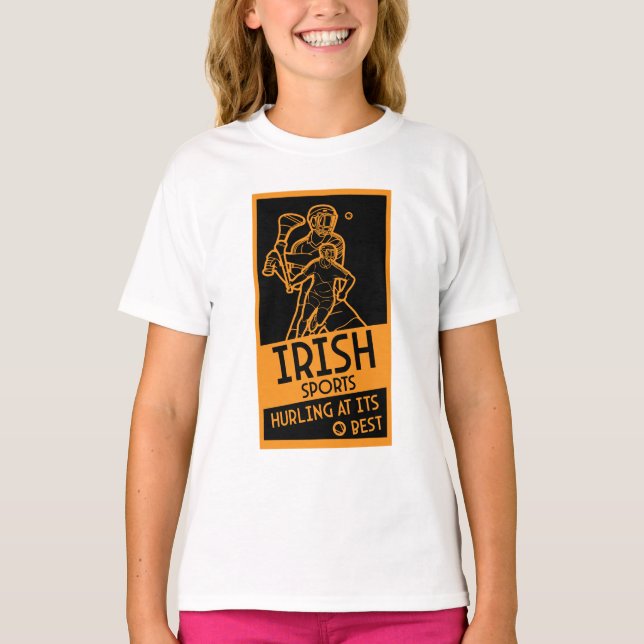 Irish Hurling Sport T-Shirt (Vorderseite)