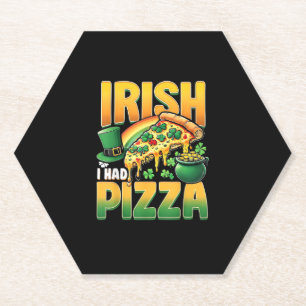 Irish I Had Pizza Funny St Patrick's Day Lovers T- Untersetzer