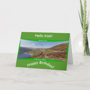 Irish Image for Irish Birthday Grußkarte Karte