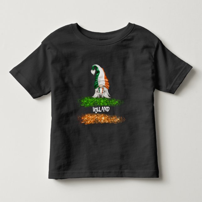 *~* IRISH IRLAND GNOME TODDLER Flag T - Shirt (Vorderseite)