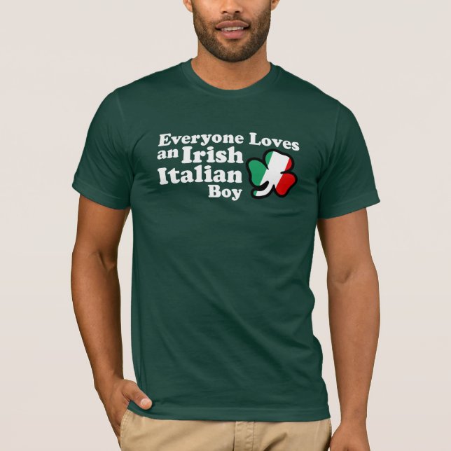Irish Italian Boy T-Shirt (Vorderseite)