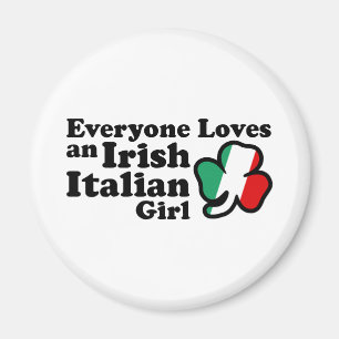 Irish Italian Girl Magnet