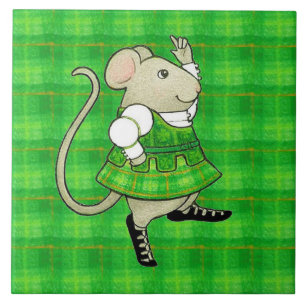 IRISH JIG MAUS 6x6 Keramikfliese