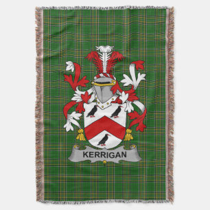 Irish Kerrigan oder O_Kerrigan Coat of Arms Family Decke