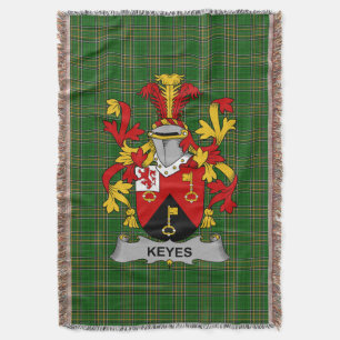 Irish Keyes Coat of Arms Familienwappen Irland Decke