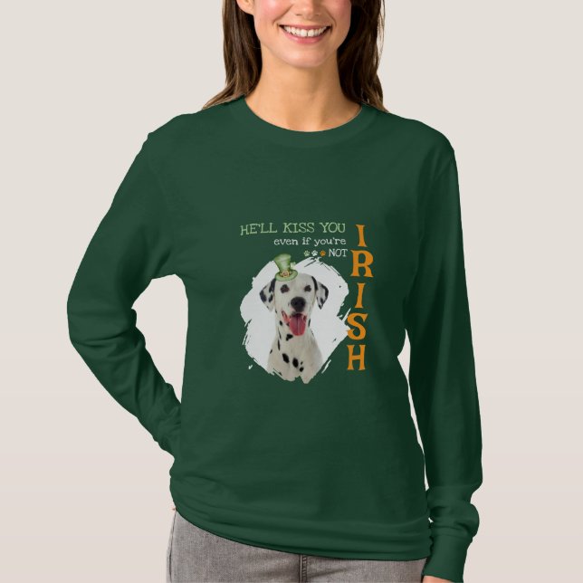 Irish Kiss Dog T - Shirt (Vorderseite)