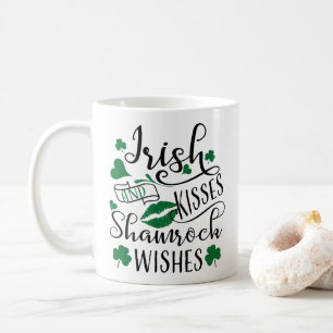 Irish Kisses and Kleeblatt Wish Kaffeetasse