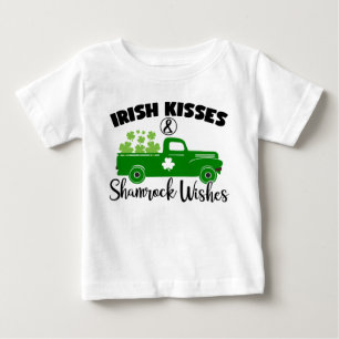 Irish Kisses & Kleeblatt Wishings Baby T-shirt