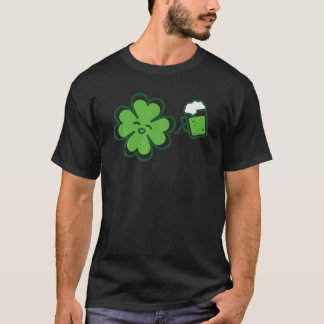Irish Kleeblatt Beer Funny St Patrick's Day Party  T-Shirt