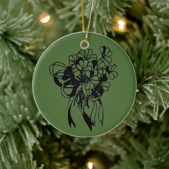 Irish Kleeblatt Bouquet St. Patrick's Day Ornament (Baum)