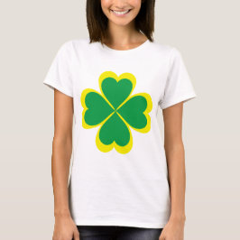Irish Kleeblatt Cross für Saint Patrick's Day T-Shirt
