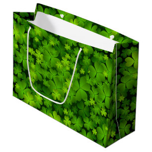 Irish Kleeblatt Geschenkartikel Große Geschenktüte