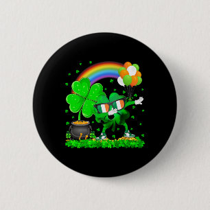 Irish Kleeblatt Leaf Dabbing Bowling Byll St. Patr Button