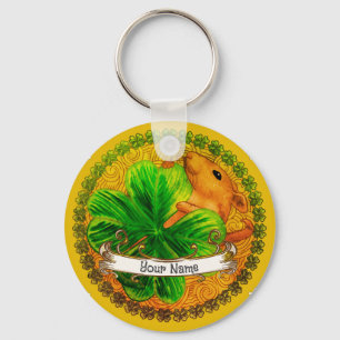 Irish Kleeblatt Mouse Custom Schlüsselanhängers Schlüsselanhänger