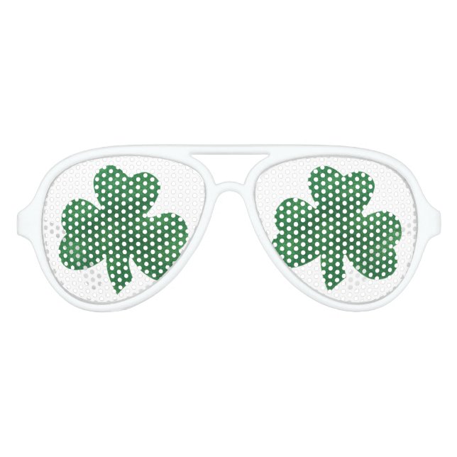 IRISH KLEEBLATT PARTYBRILLE (Vorderseite)