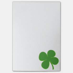 Irish Kleeblatt Post-it Klebezettel