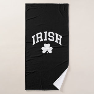 Irish Kleeblatt St Patricks Day Irland Pride Irish Badehandtuch