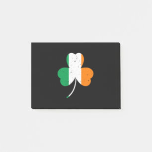Irish Kleeblatt St Patrick's Day Post-it Klebezettel