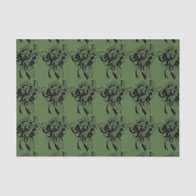 Irish Kleeblatt St. Patrick's Day Tissue Paper Seidenpapier (Vorderseite)