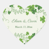 Irish Kleeblatt Wedding Vielen Dank