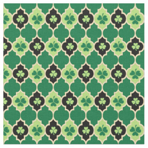 Irish Kleeblatts Quatrefoil Stoff