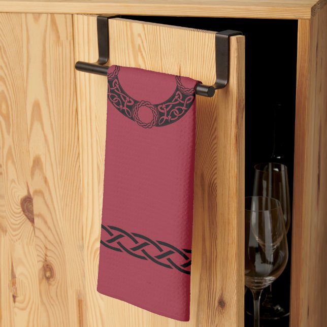 Irish Knot Designs Küchentuch (Drittel gefaltet)