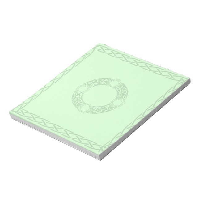 Irish Knot Designs Notizblock (Rotiert)