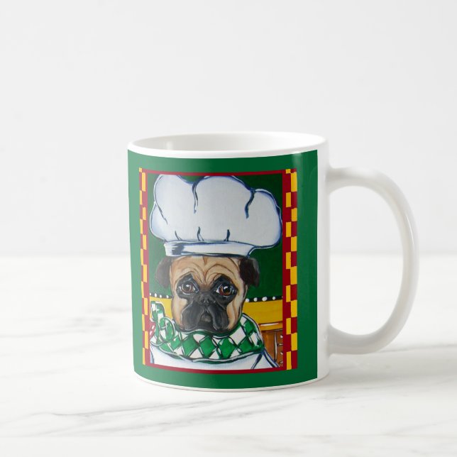 Irish Koch Mops Kaffeetasse (Rechts)