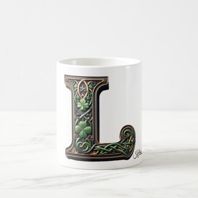 Irish L Monogram Coffee Mug (Centre)
