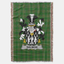 Irish Lachs Coat of Arms Familienwappen Irland