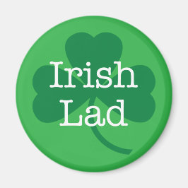 Irish Lad, St. Patrick's Day Kleeblatt Magnet