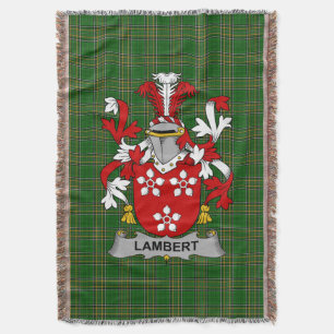 Irish Lambert Coat of Arms Familienwappen Irland Decke