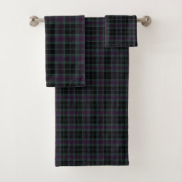 Irish Landkreis Carlow Tartan Kariert Badhandtuch Set