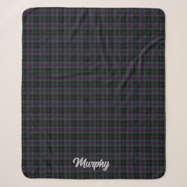 Irish Landkreis Carlow Tartan Personalisiert Sherpadecke