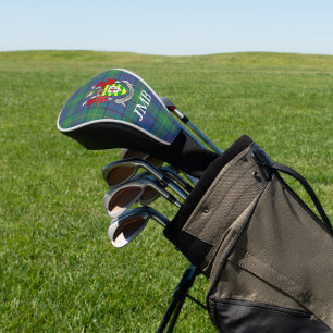 Irish Landkreis Donegal Tartan Monogram Golf Headcover