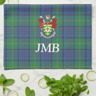 Irish Landkreis Donegal Tartan Personalisiert Geschirrtuch