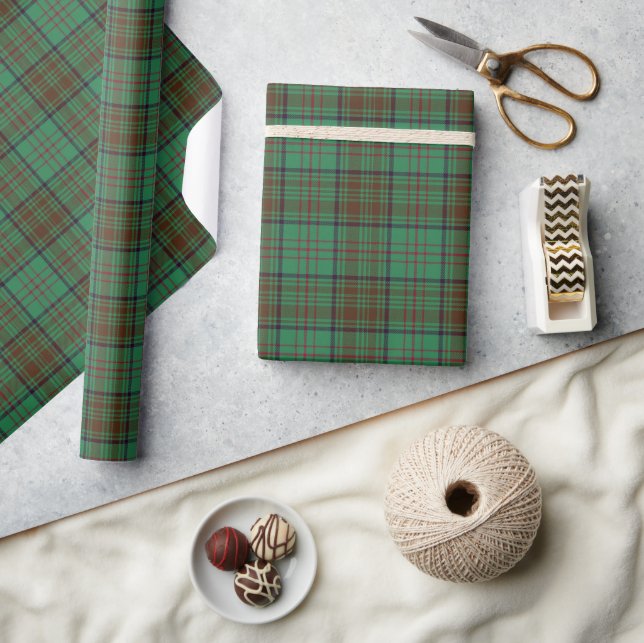 Irish Landkreis Dublin Tartan Geschenkpapier (Kunsthandwerk)